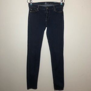 7 for all mankind the skinny jeans in sz 29